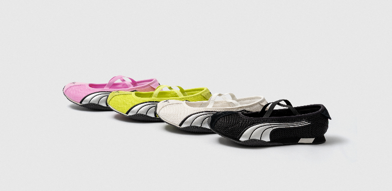 No son sneakerinas; las de Puma son zapatillas de ballet