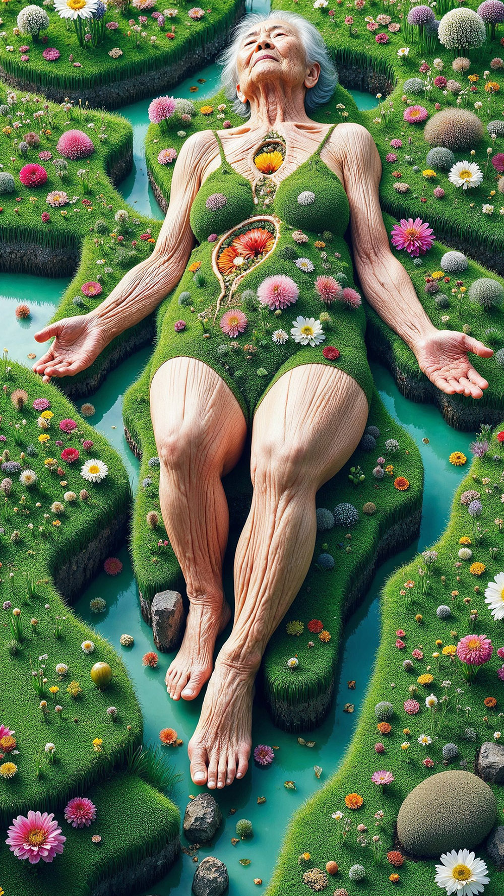 El cuerpo como territorio en Auntiescapes de Wenhui Lim