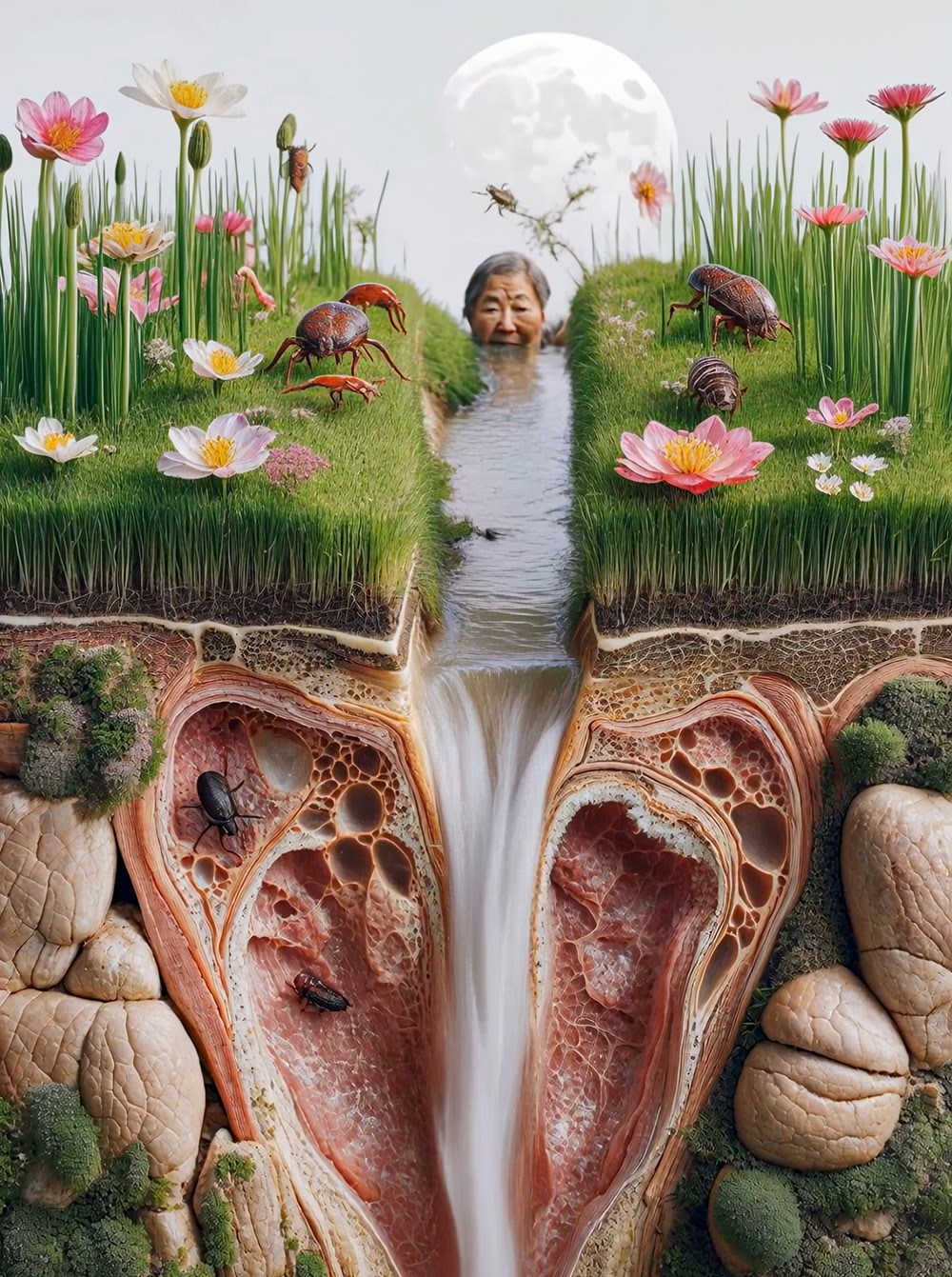 El cuerpo como territorio en Auntiescapes de Wenhui Lim