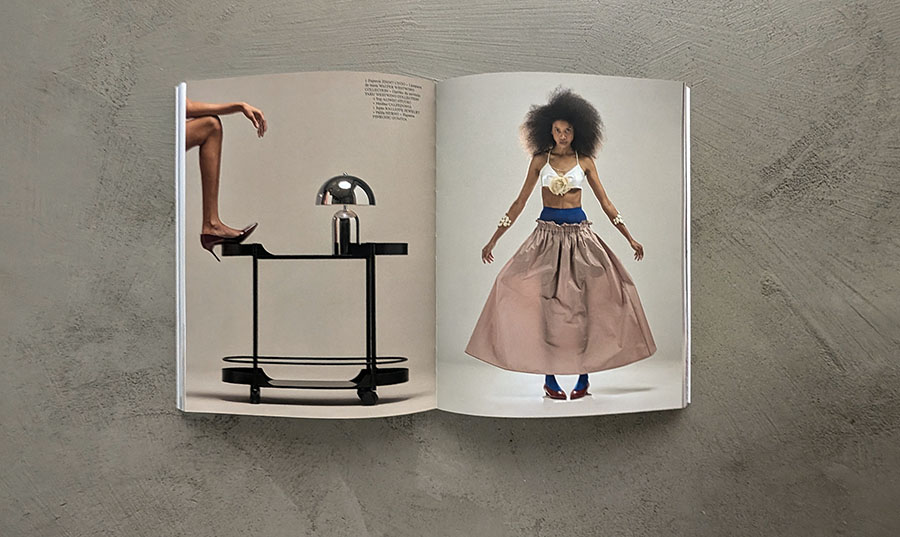 Post Modern: un editorial que fusiona moda y mobiliario