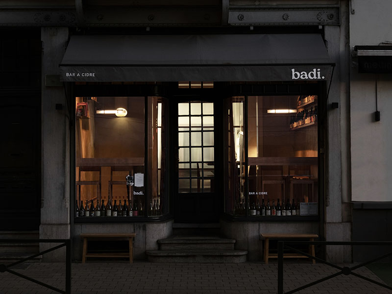 Badi: bar de sidra que pasó a ser restaurante en Bruselas