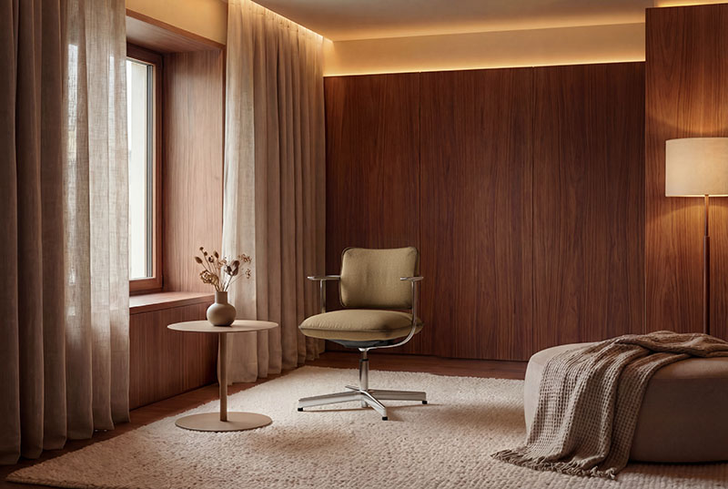 Barber & Osgerby crean la silla de oficina U-Type de Kettal