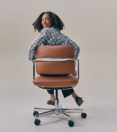 Barber & Osgerby crean la silla de oficina U-Type de Kettal