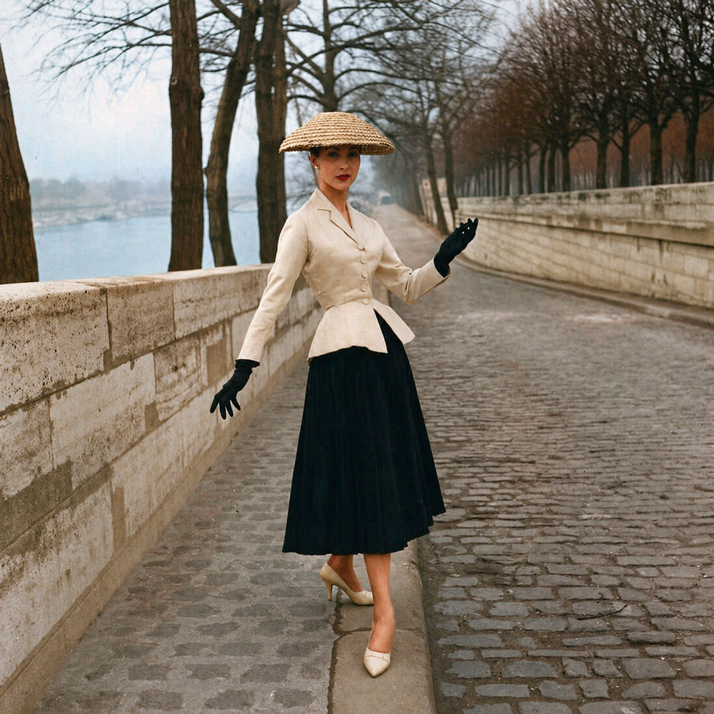 La falda Corolle de Dior convertida en lámpara