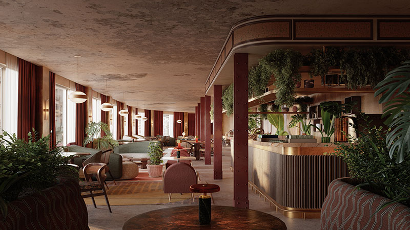 Así será Nômade Temple Madrid, el nuevo hotel de la capital