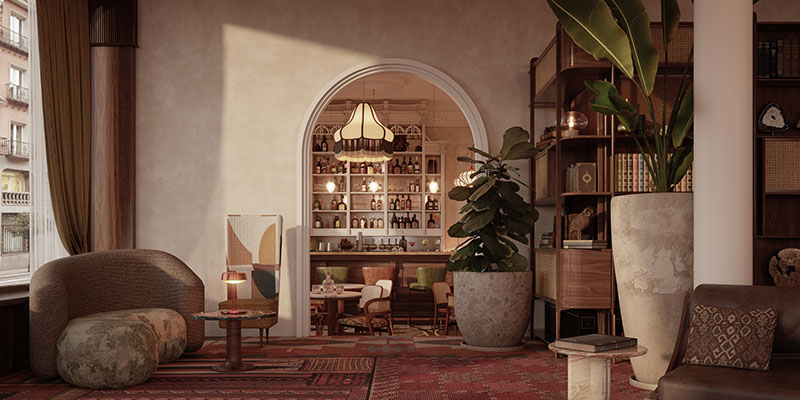 Así será Nômade Temple Madrid, el nuevo hotel de la capital