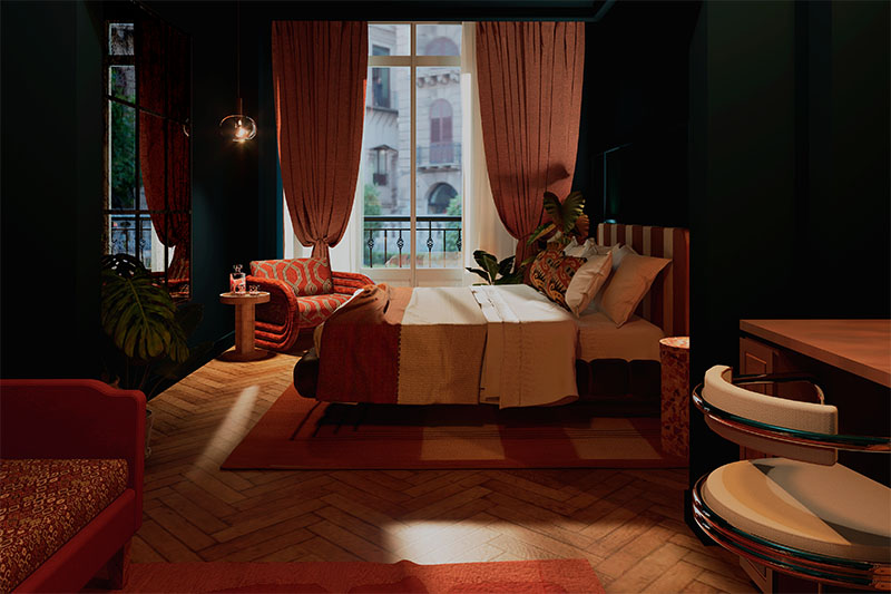 Así será Nômade Temple Madrid, el nuevo hotel de la capital