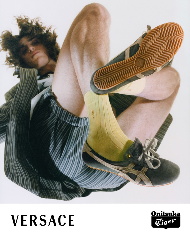 Llegaron las sneakers japo-italianas de Versace y Onitsuka