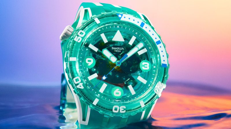 Swatch vuelve a pintar sus relojes de buceo Scubaqua