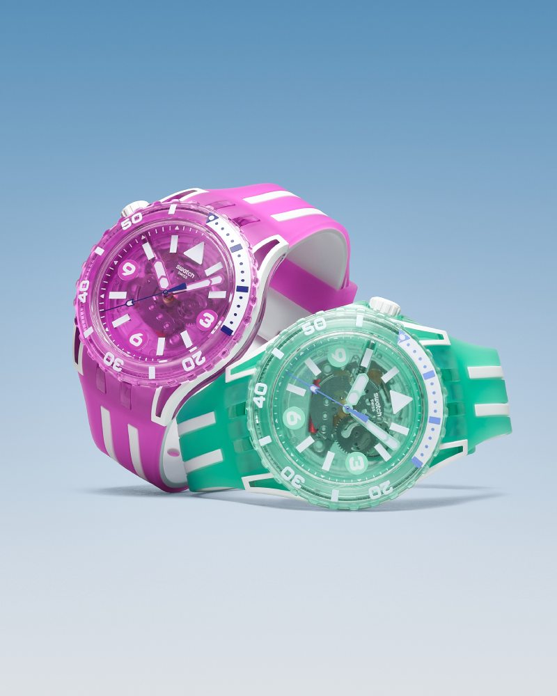 Swatch vuelve a pintar sus relojes de buceo Scubaqua
