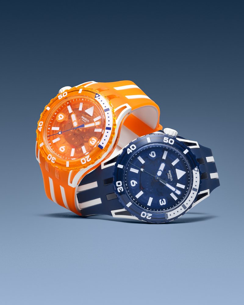 Swatch vuelve a pintar sus relojes de buceo Scubaqua