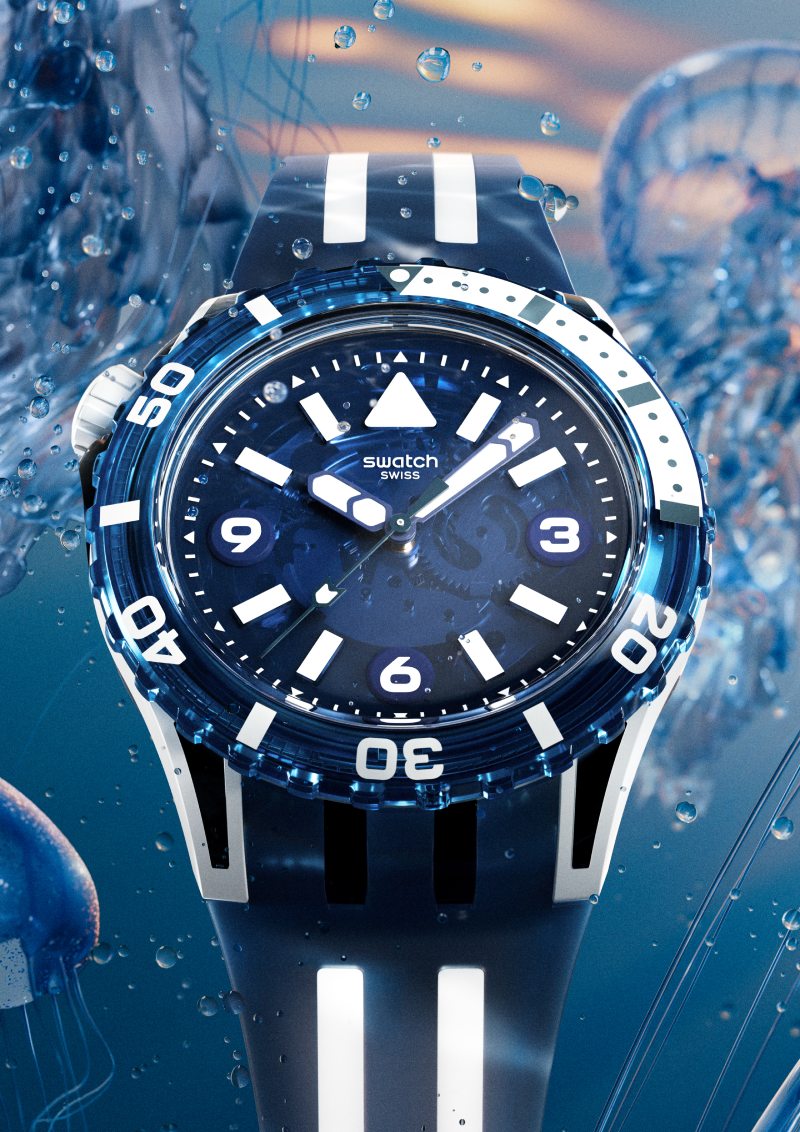 Swatch vuelve a pintar sus relojes de buceo Scubaqua