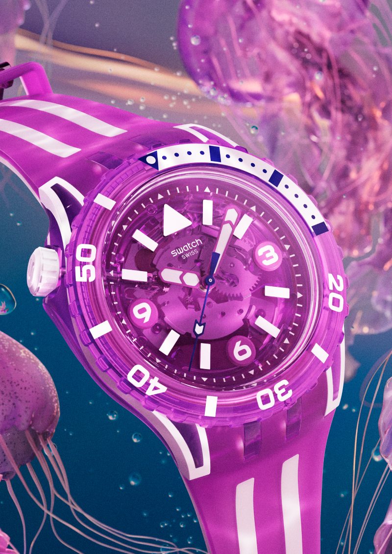 Swatch vuelve a pintar sus relojes de buceo Scubaqua