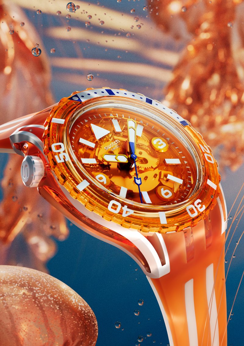 Swatch vuelve a pintar sus relojes de buceo Scubaqua