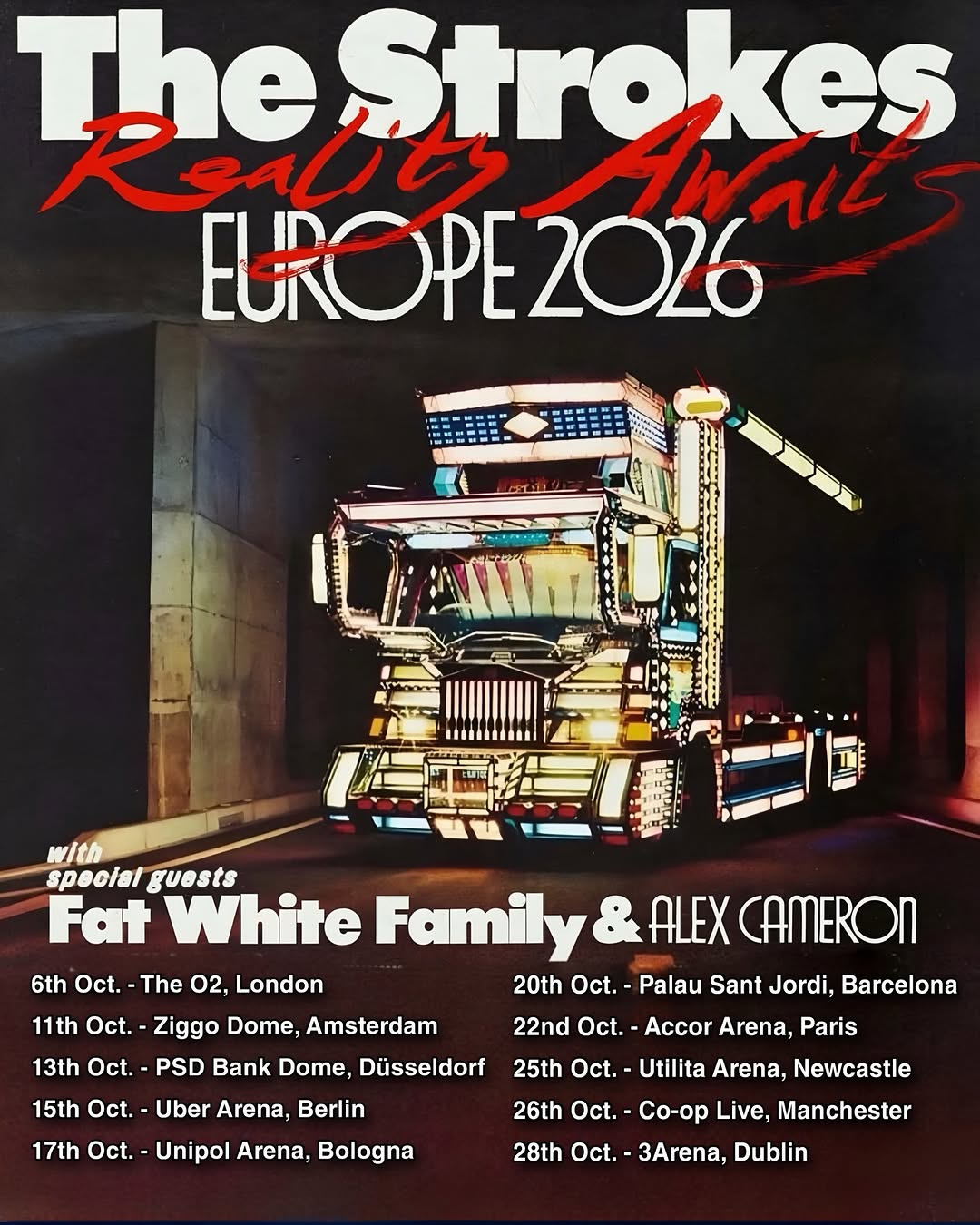 The Strokes anuncian disco y un único concierto en España