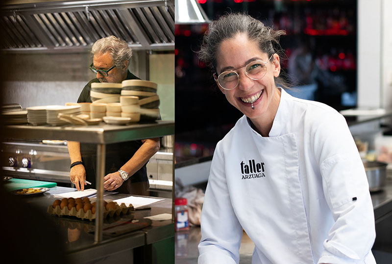Juanjo López y Sara Ferreres firman una cena a 4 manos