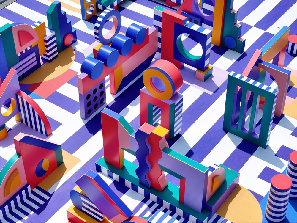 La artista Camille Walala presenta su universo pop en Ibiza