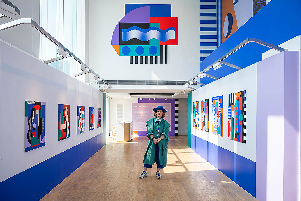 La artista Camille Walala presenta su universo pop en Ibiza