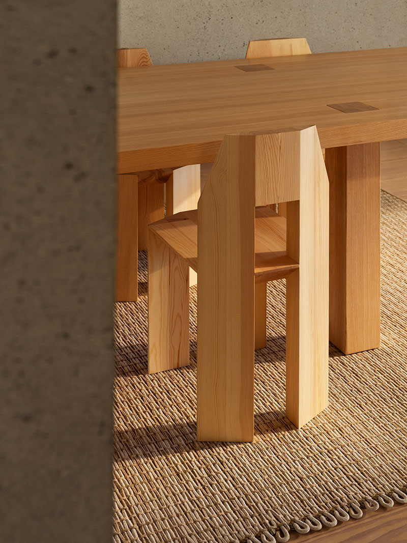 Min Chair, la simplicidad extrema de Max Lamb y Hem