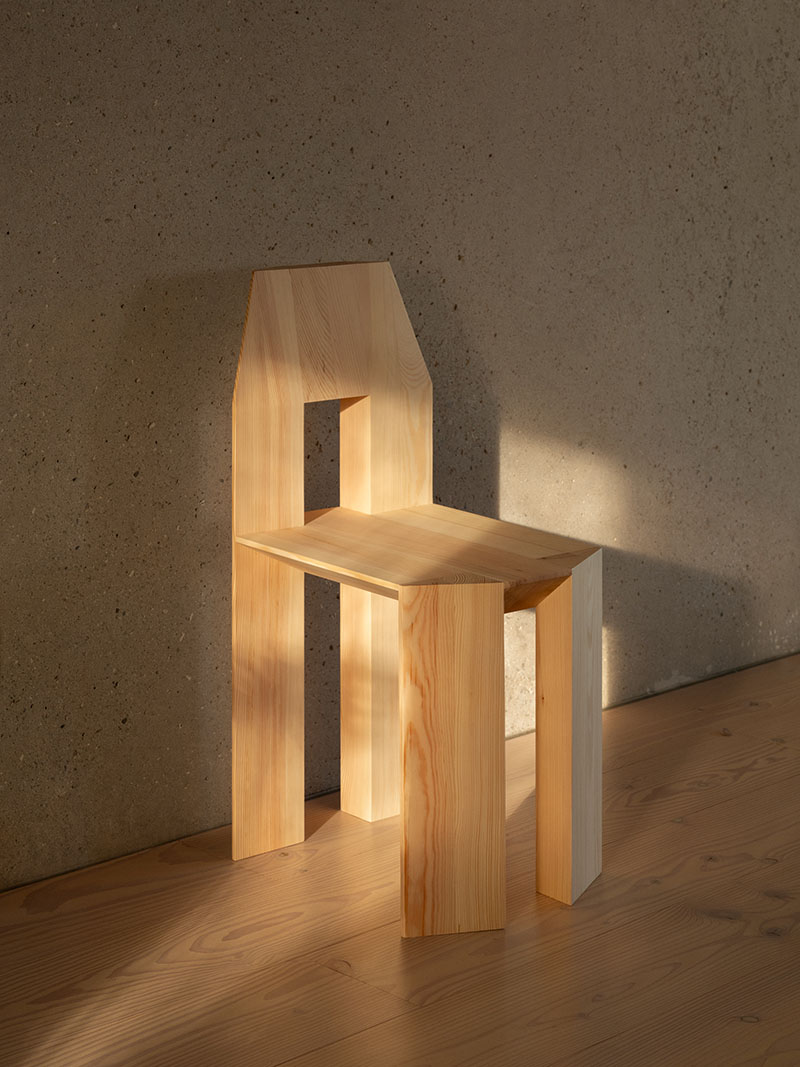 Min Chair, la simplicidad extrema de Max Lamb y Hem