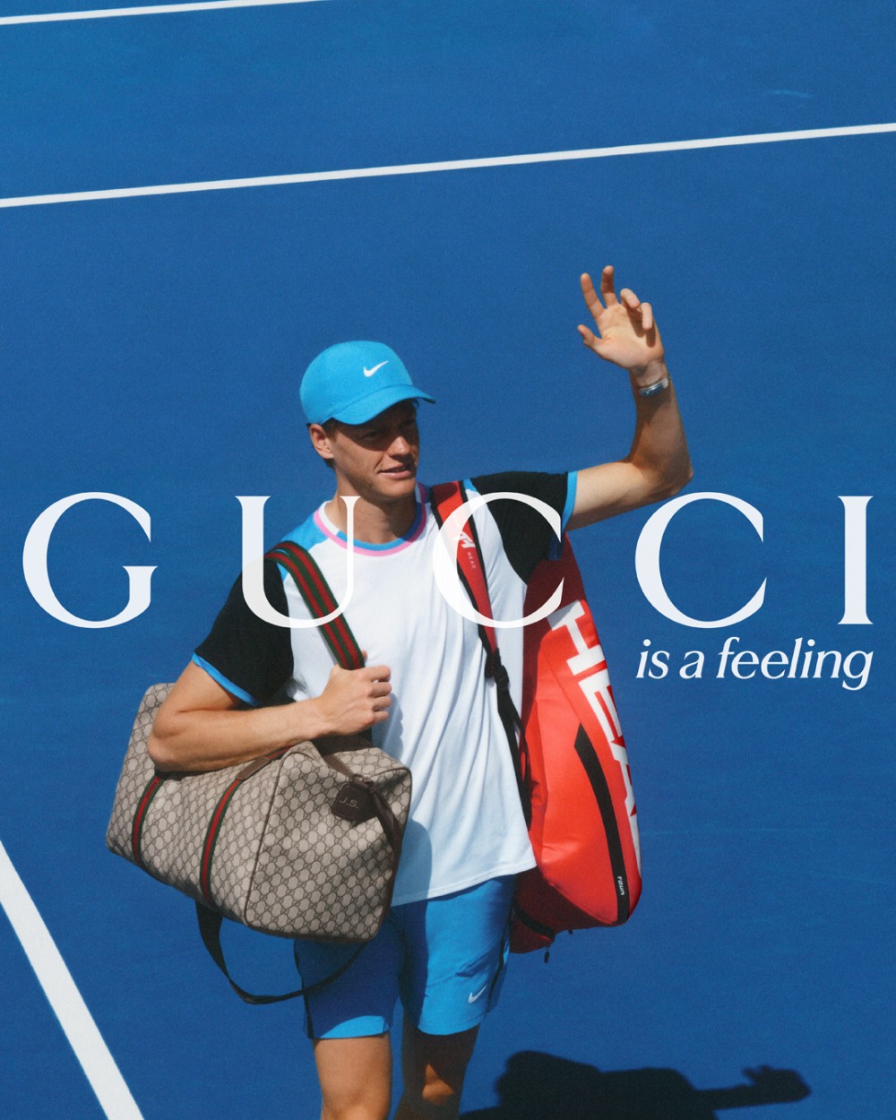 Jannik Sinner y su amor por el tenis (y Gucci, claro)