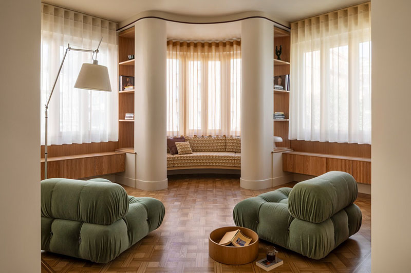 Casa Continua: Studiotamat reinventa un piso clásico romano