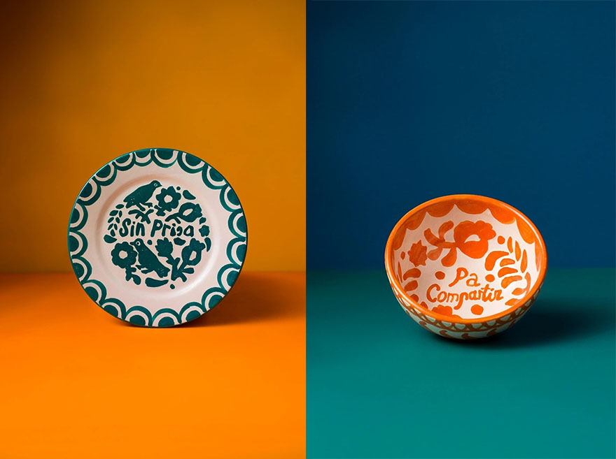 La vajilla de Fajalauza se reinventa para Cervezas Alhambra