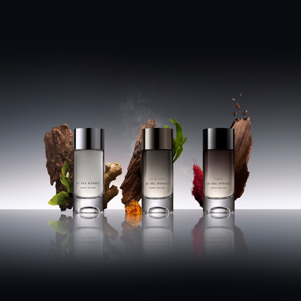 Issey Miyake amplía su perfume masculino con sal y cuero