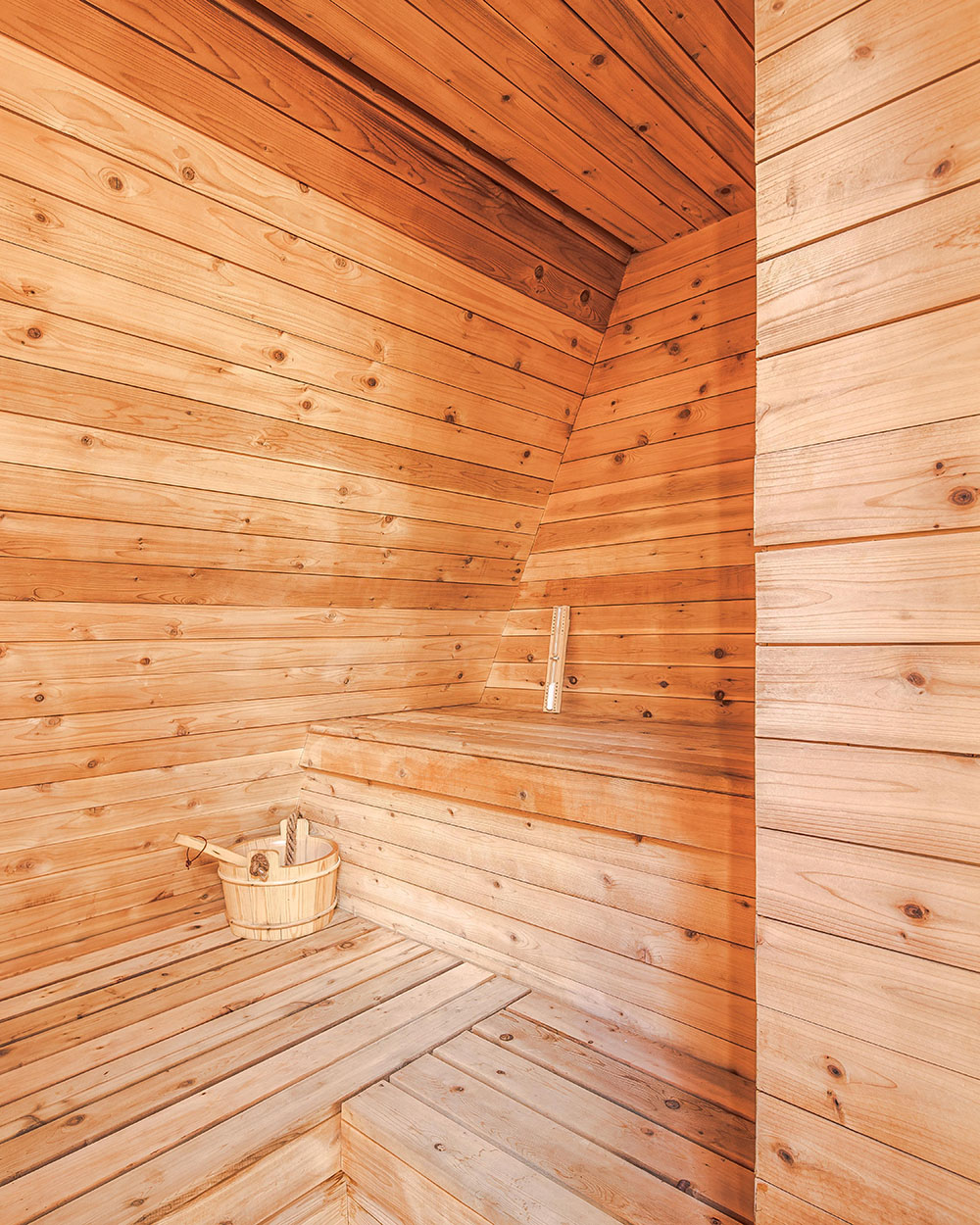 La cabaña de madera de BE_Design para retiros de bienestar