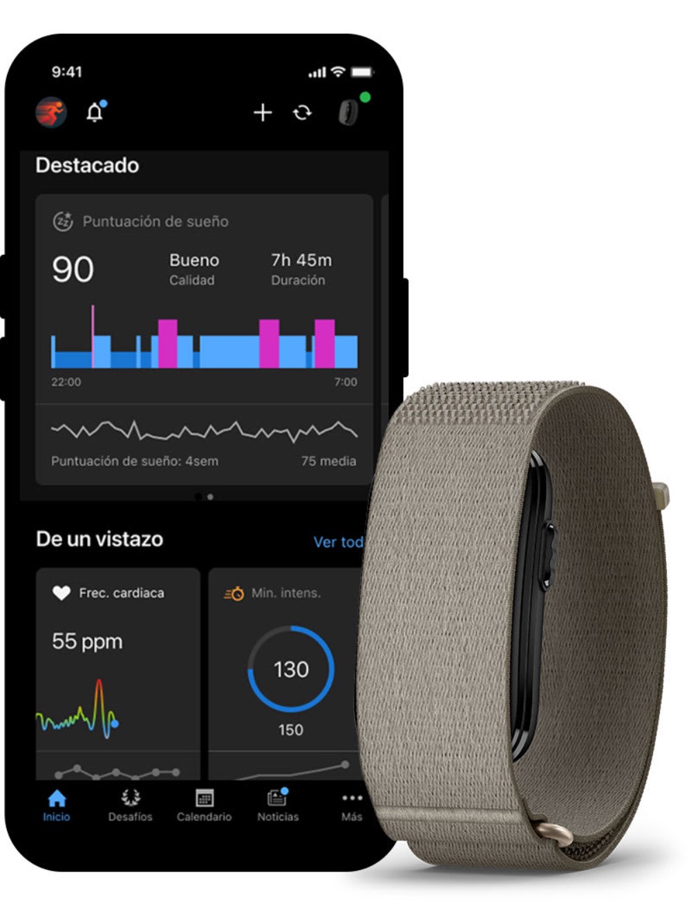 Cirqa Smart Band: pulsera inteligente Garmin sin pantalla