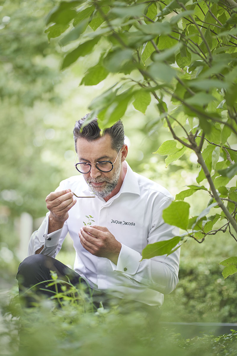 El menú degustación de Quique Dacosta en El Jardín del Ritz