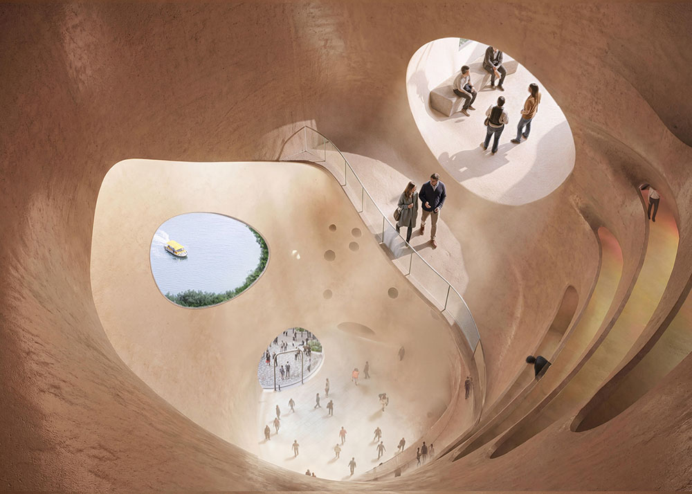 Mvrdv levantará una montaña para el proyecto Shift Embassy
