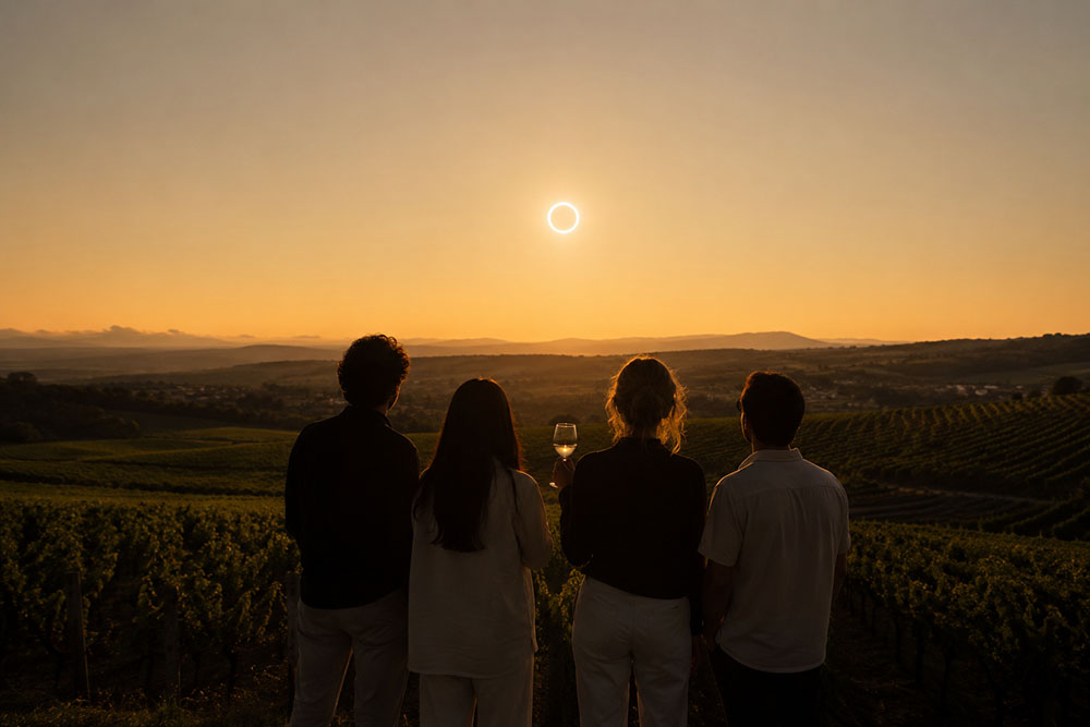 Cinco planes en La Rioja para brindar bajo el eclipse