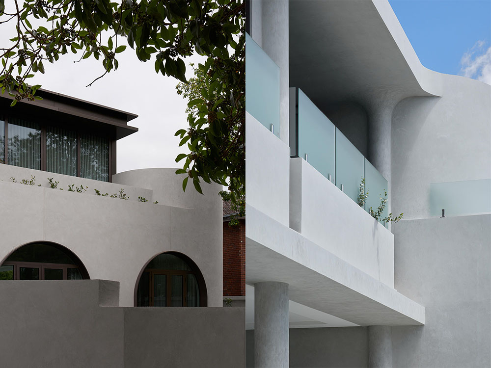 Thomas Street Residence by Embrace Architects: luz y arcos