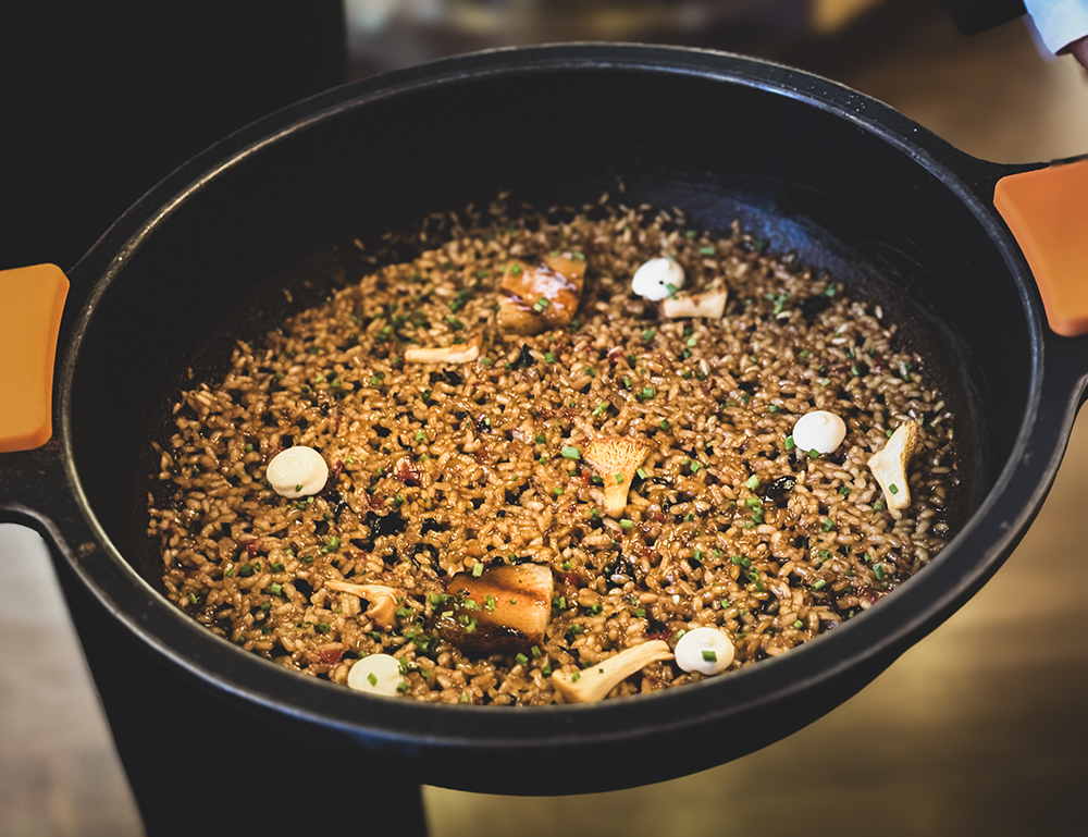 Arroz de setas de Fonda España
