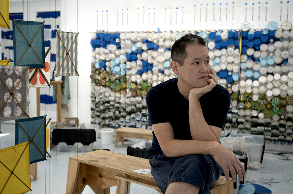 Giant Arc de Jacob Hashimoto en el SFMOMA de San Francisco