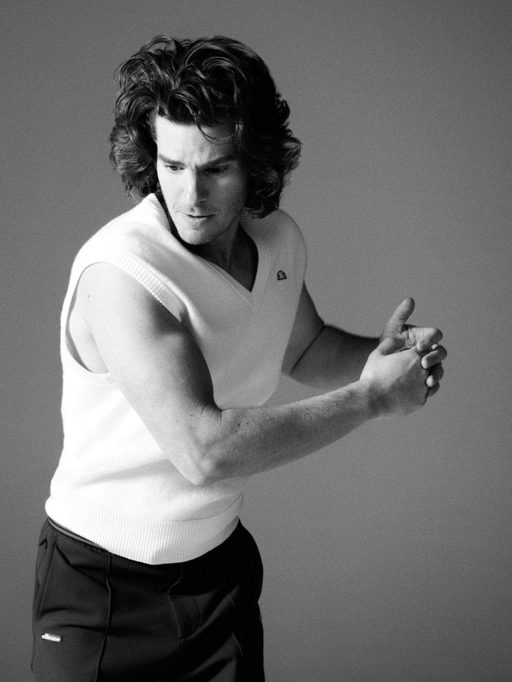 Andrew Garfield es un tenista italiano que viste de Ellesse