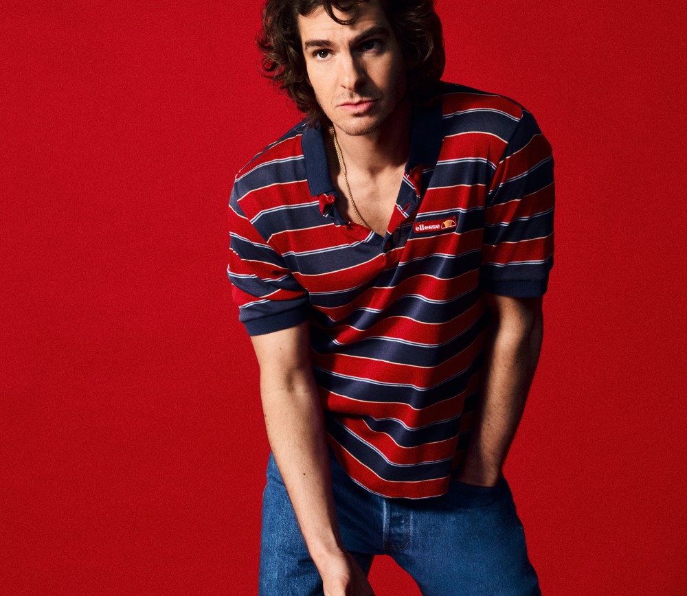 Andrew Garfield es un tenista italiano que viste de Ellesse