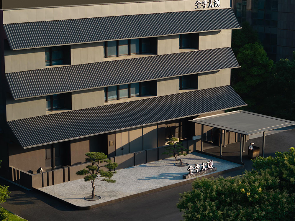 Vermilion Zhou, estudio de diseño, idea un hotel poco Grand