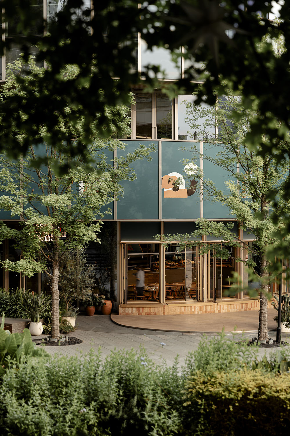 WJ Studio abre la cocina de una panadería-restaurante
