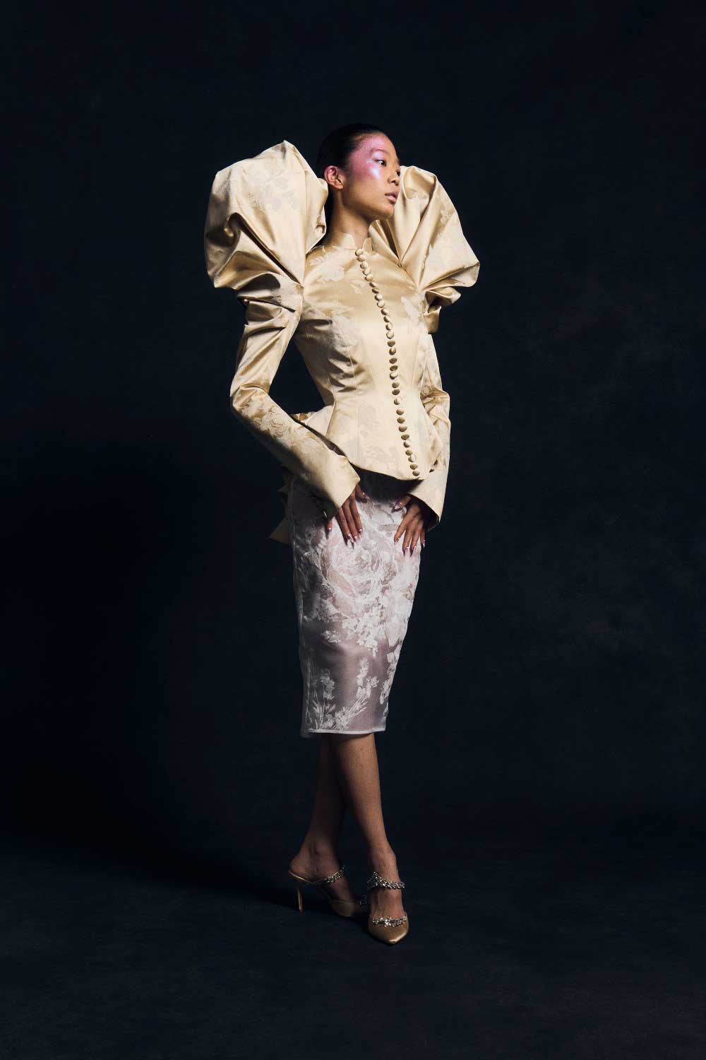Harris Reed SS27: el volumen escultórico reina en Londres