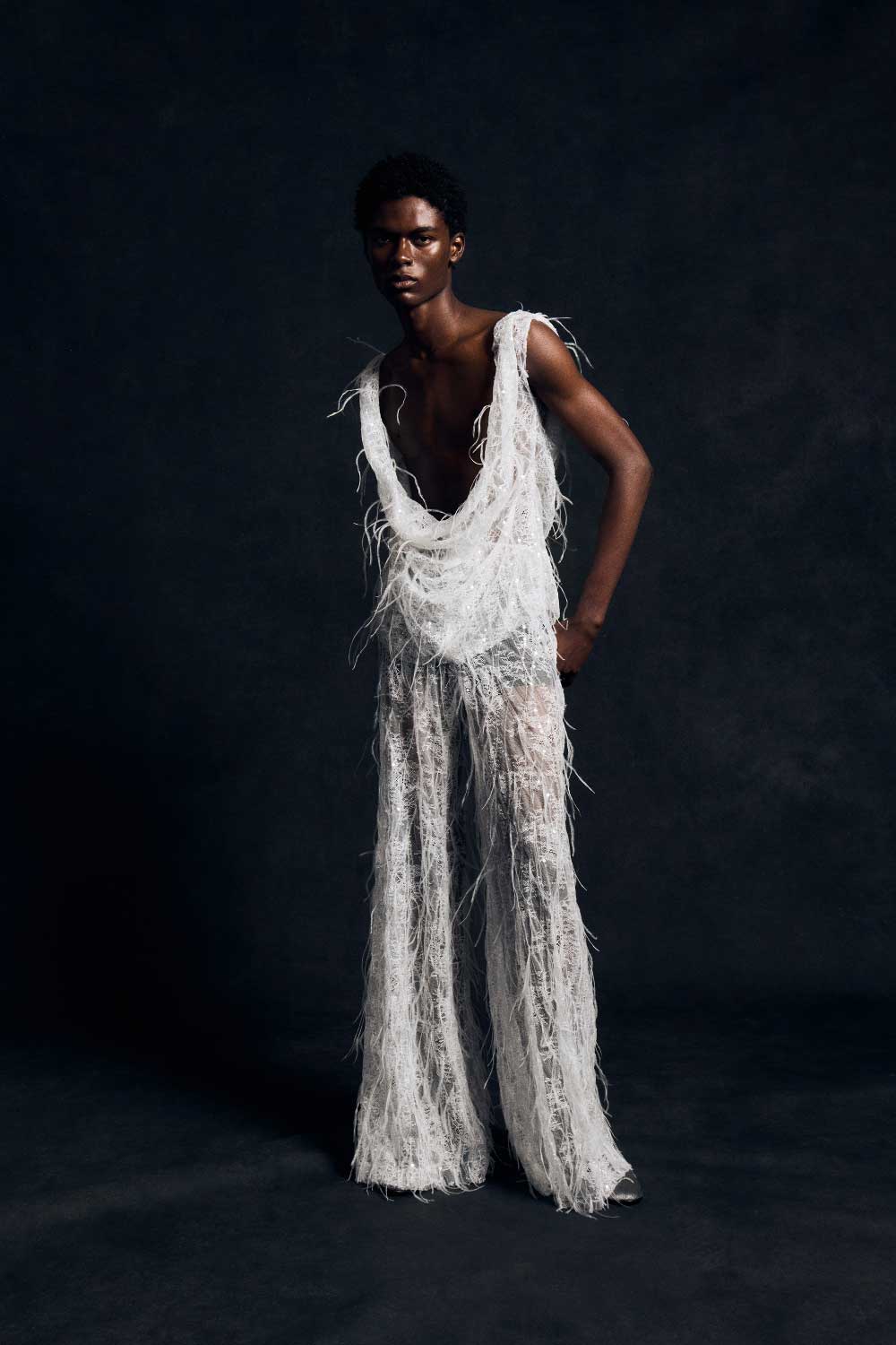 Harris Reed SS27: el volumen escultórico reina en Londres
