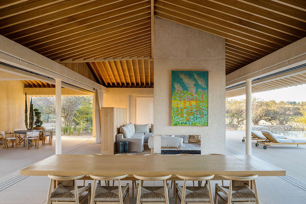 Casa en Palmilla: cuatro piezas reunidas por el paisaje
