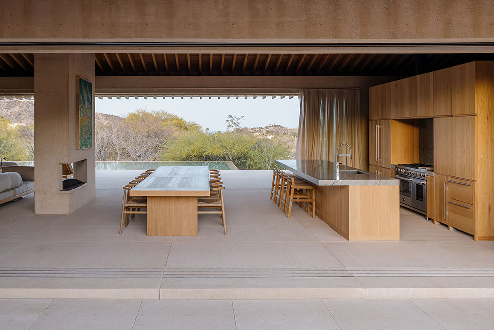 Casa en Palmilla: cuatro piezas reunidas por el paisaje