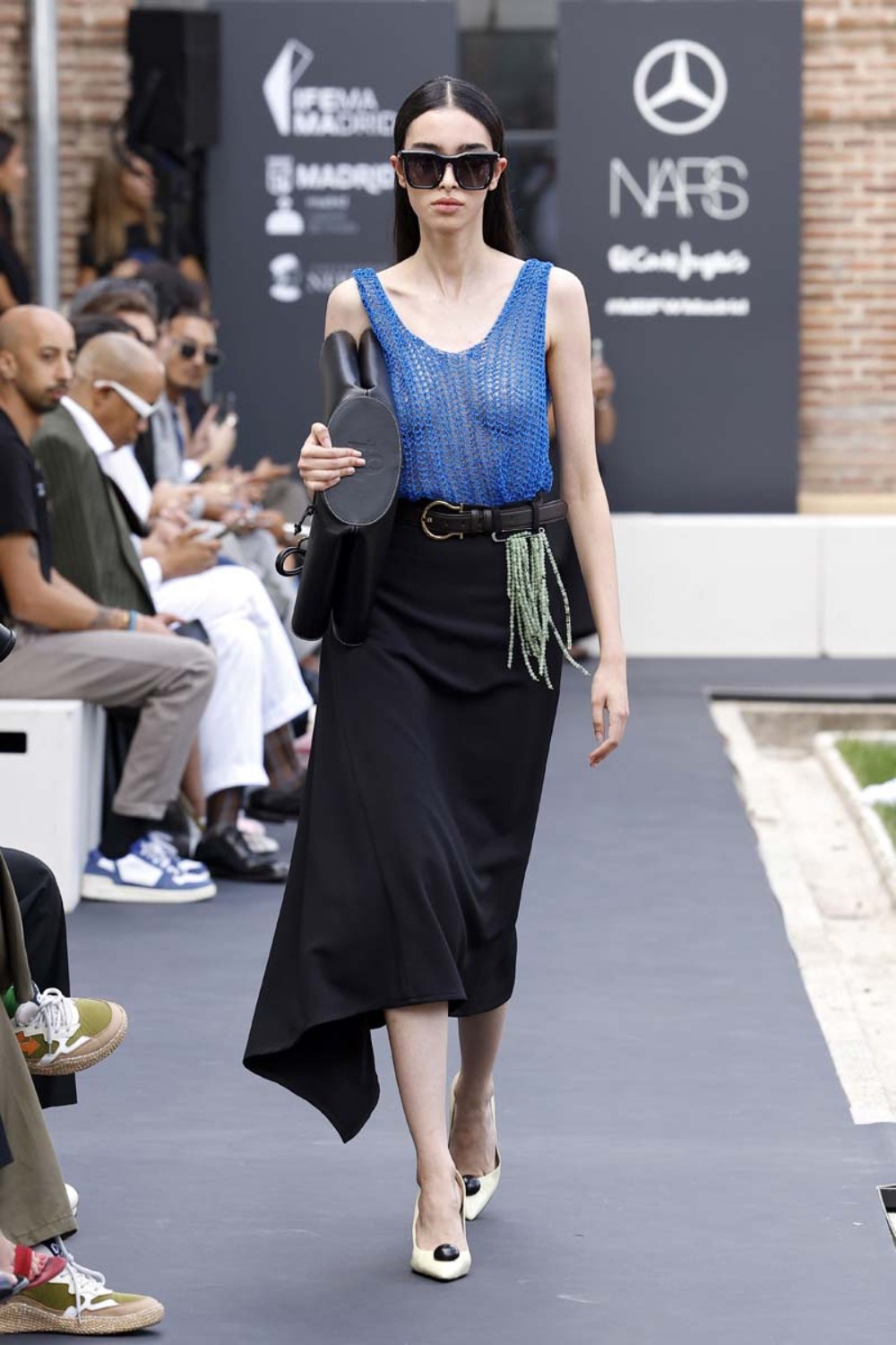 Moisés Nieto dibuja a su mujer andaluza en MBFW Madrid