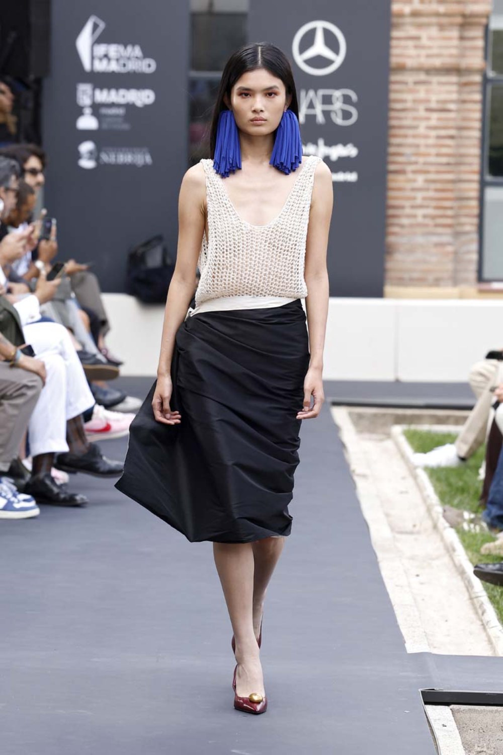 Moisés Nieto dibuja a su mujer andaluza en MBFW Madrid