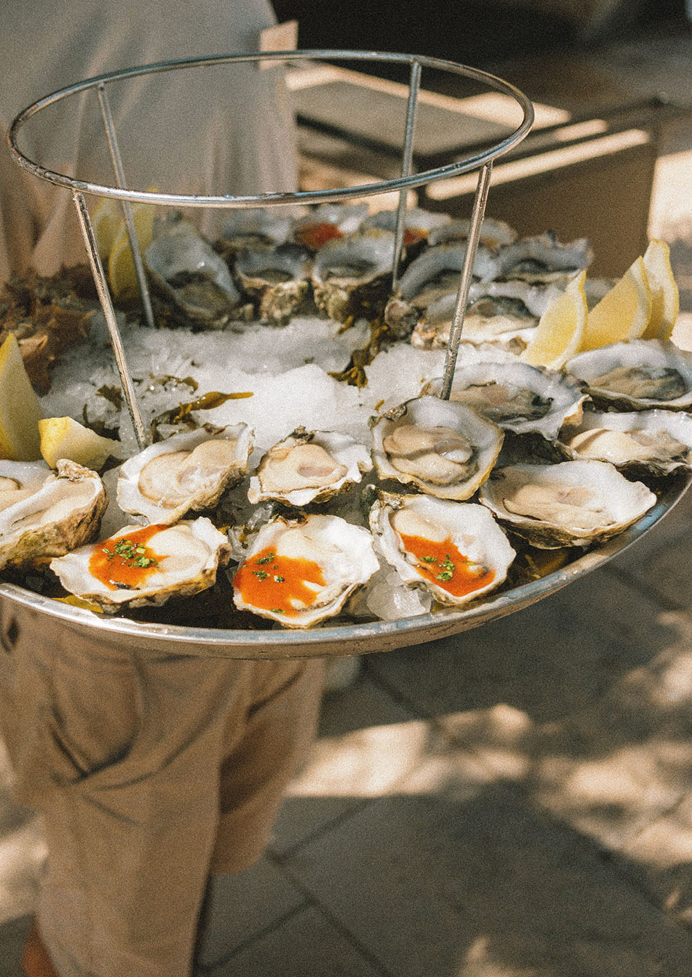 Oyster Bar frente al Mediterráneo en Hospes Maricel & Spa