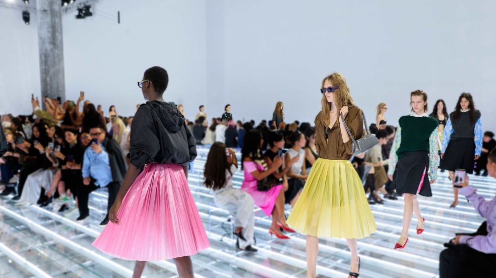 La nueva colección de Prada es un estudio de la falda