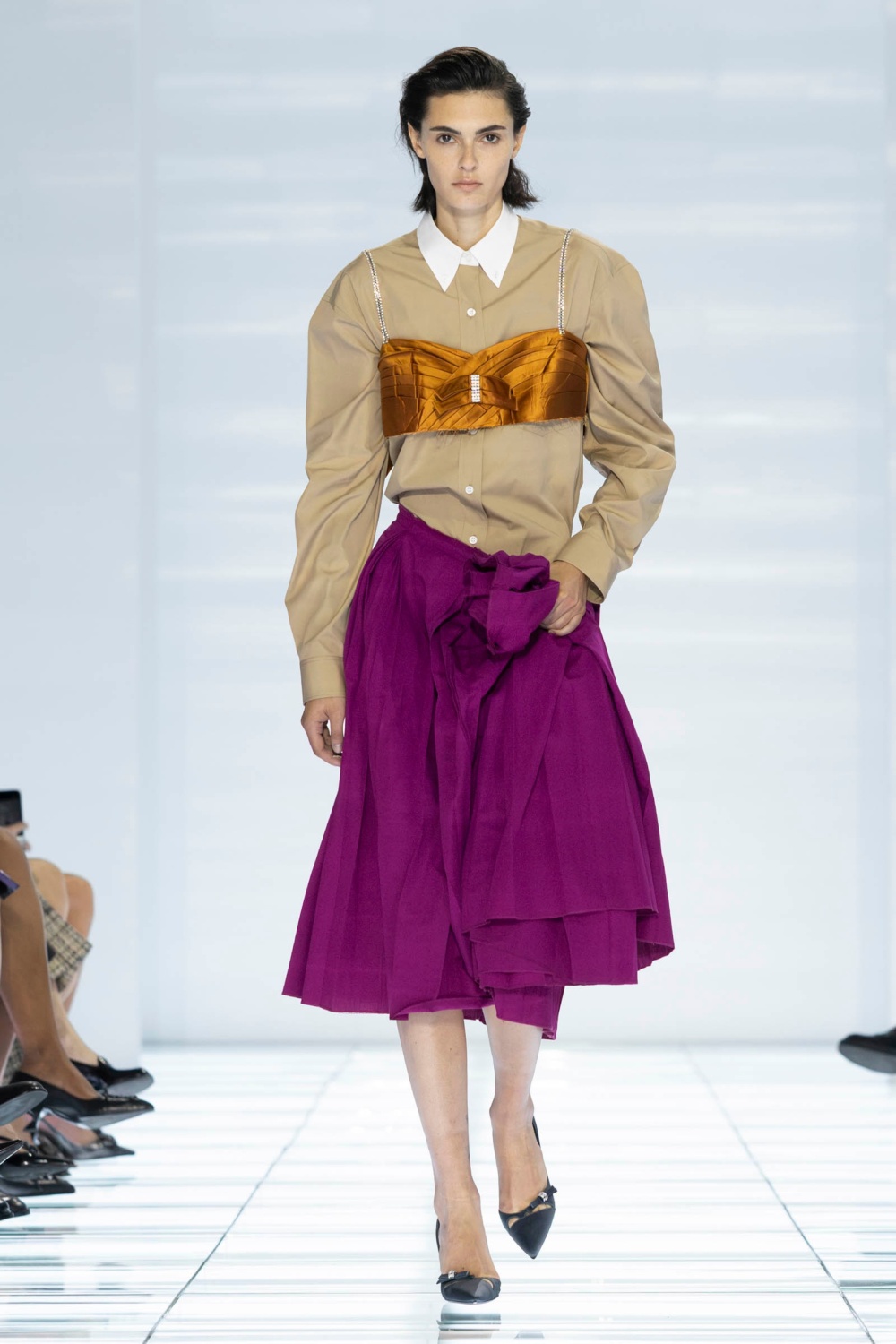 La nueva colección de Prada es un estudio de la falda