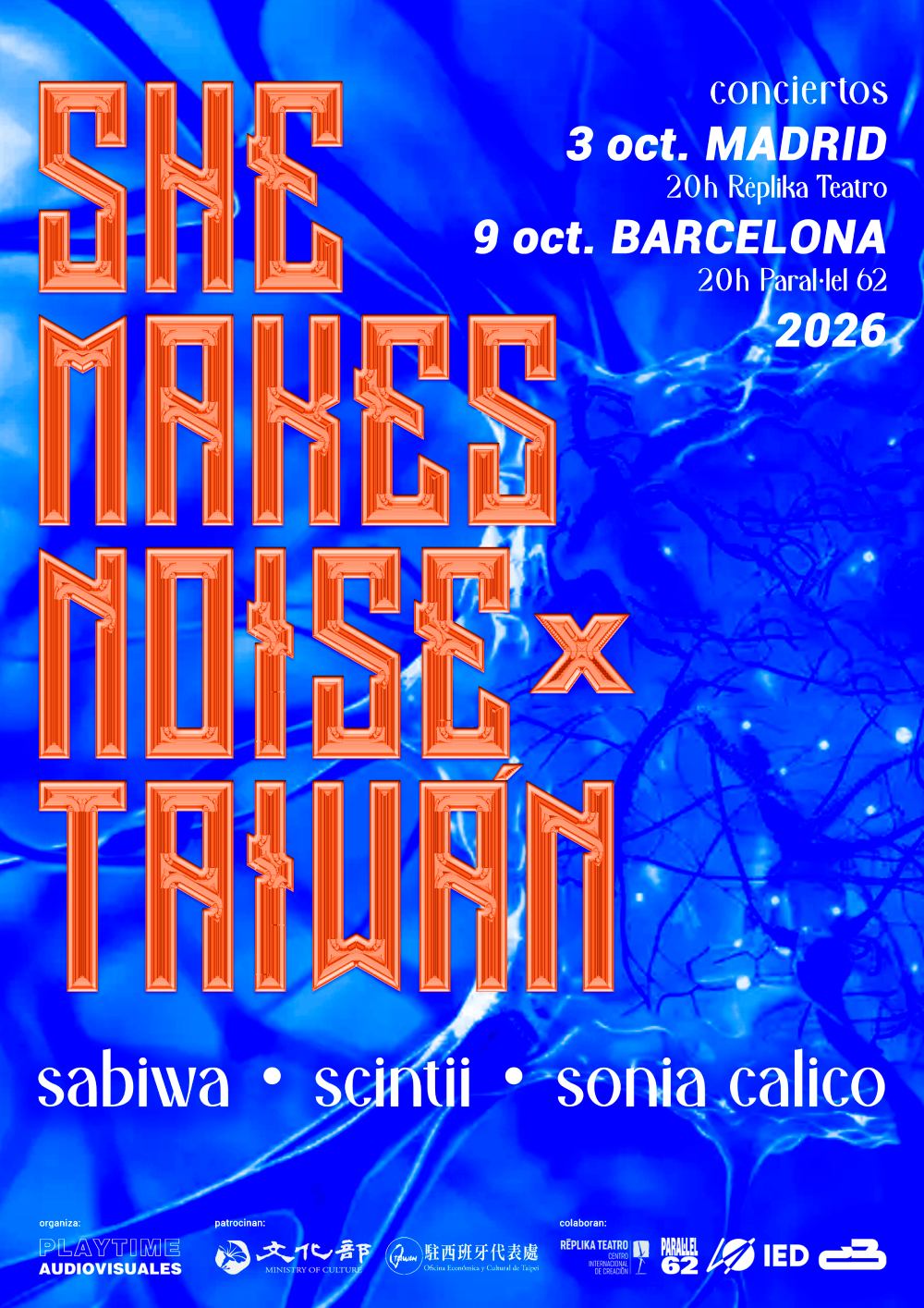 She Makes Noise x Taiwán aterriza en Madrid y en Barcelona